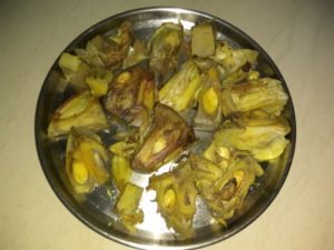 Raw Jackfruit Pieces Fried