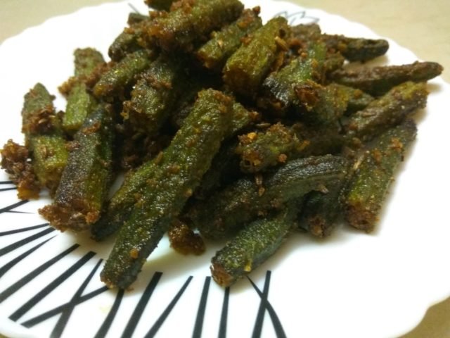 Crispy Bhindi Masala