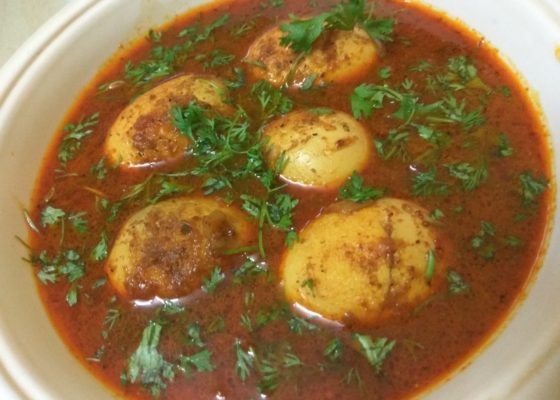 Kolhapuri Egg Curry, How To Make Kolhapuri Egg Curry