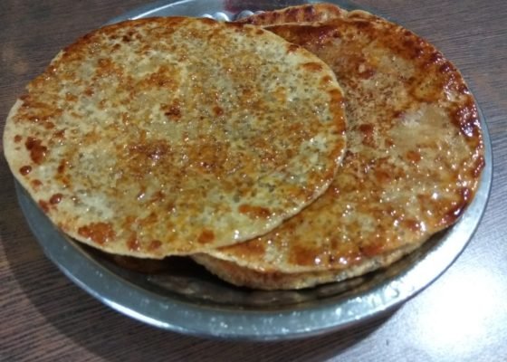 Sweet Paratha, Sugar Paratha, How To Make Sugar Paratha