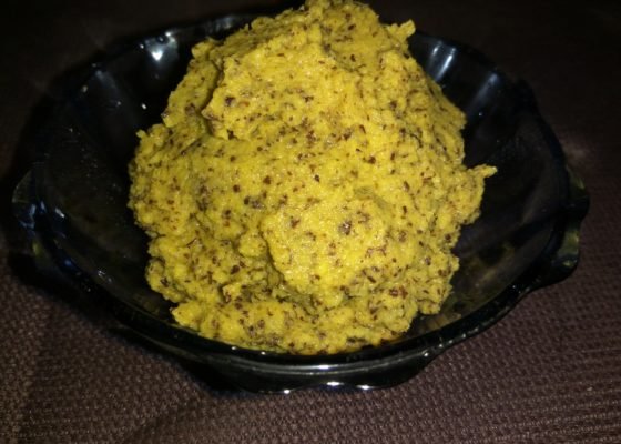 Raw Mango And Flax Seeds Chutney, Aam Aur Alsi Ki Chutney