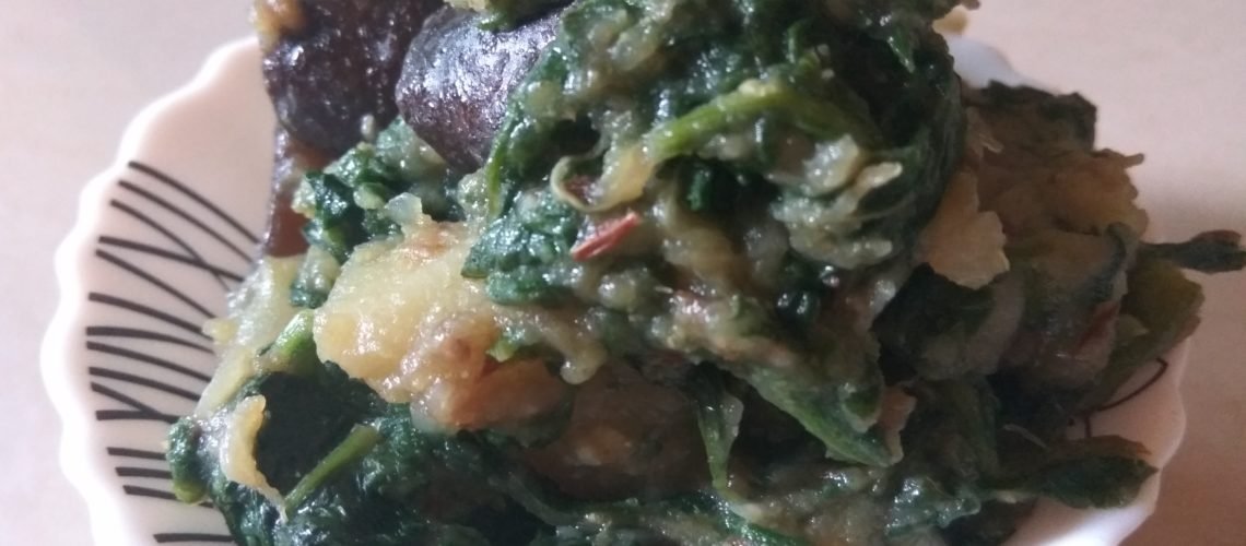 Aloo Baingan Palak Ki Sabji