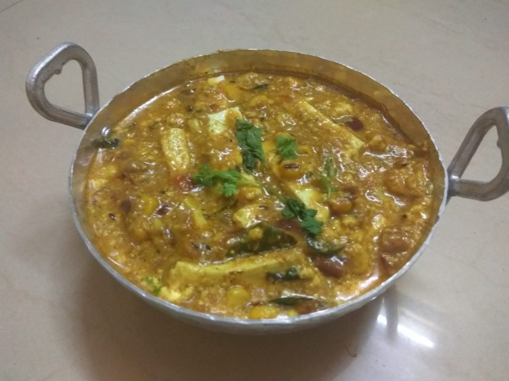 Kadai Corn And Paneer, Makai Aur Paneer Ki Sabzi - MagicTadka