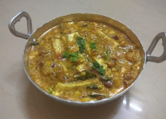 Kadai Corn And Paneer