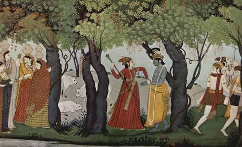 Krishna With Gopies