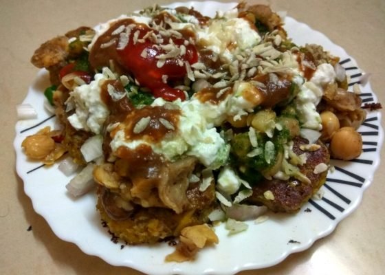 Chatpata Chana Tikki Chat