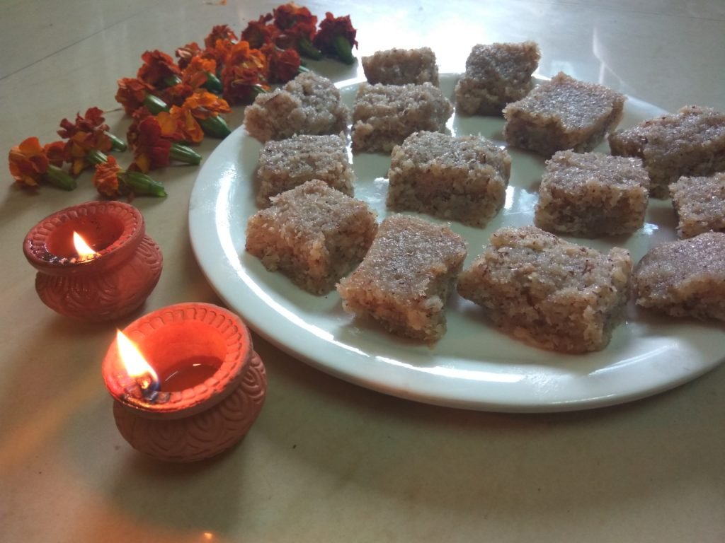 Coconut Barfi - Diwali Special