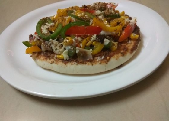 Veg Pizza Without Oven