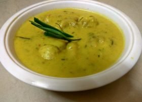 Arbi Kadhi Recipe
