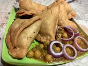 Samosas With Chole