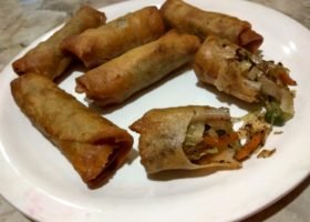 Veg Rava Spring Rolls