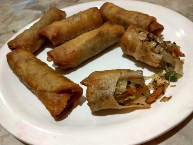 Veg Rava Spring Rolls