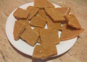 Besan Chikki Indian Sweet Recipe