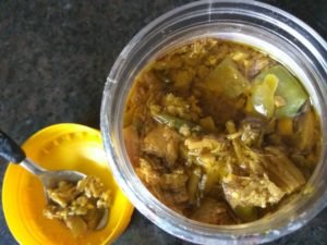Yam Ginger Chilly Pickle