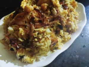 Chole Paneer Biryani