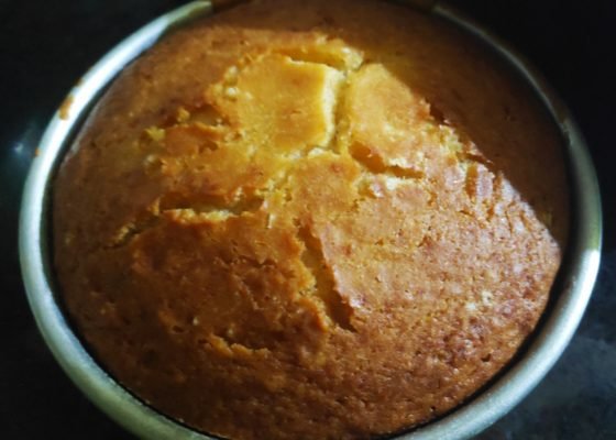 Eggless Banana Cake