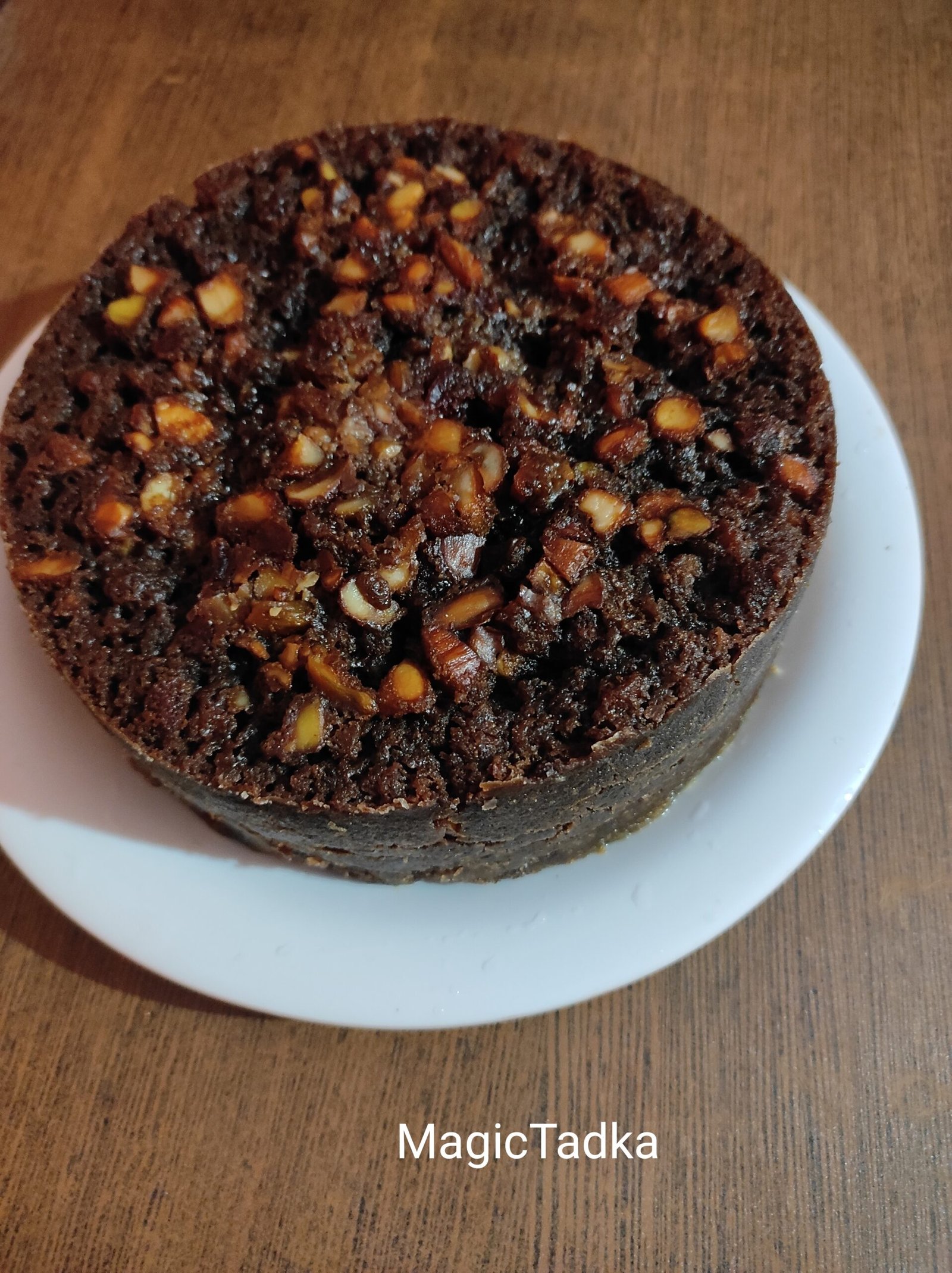 Eggless (Christmas) Plum Cake - Magic Tadka